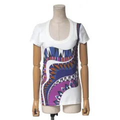 ■美品■Emilio Pucci エミリオ・プッチ 半袖Ｔシャツ サイズ38 プッチ柄 ブランド古着【中古】20260316/RA8441のサムネイル