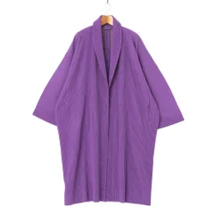 ■美品■2023SS■HOMME PLISSE ISSEY MIYAKE オム プリッセ イッセイミヤケ コート サイズ3 プリーツ ロングコート ブランド古着【中古】20260306/RA8246のサムネイル