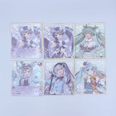 이치 반 쿠지 눈 미쿠 ~ SNOW MIKU ~ Third Season 미니 색종이 L상 6 종 세트