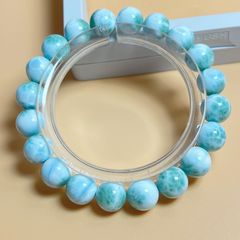 即日発送！激安ハート♡だらけ愛と平和の象徴ラリマー ブレスレット