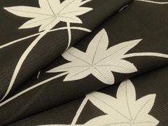 平和屋着物●上質な色無地　南天地紋　黄海松茶色　正絹　逸品　DABD9894ud 平和屋着物○上質な色無地 南天地紋 黄海松茶色 正絹 逸品 DABD9894ud