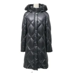 ■美品■BURBERRY バーバリー コート サイズ40 ダウンコート 裏地 ： チェック フォックスファー 中綿 ロングコート ブランド古着【中古】20260202/RA7586のサムネイル