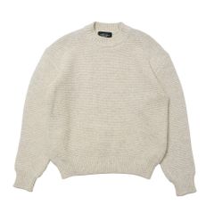 unused Crochet crewneck sweater メッシュニット - メルカリ