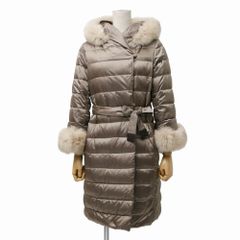 Harrods ハロッズ ダウンコート ロング ベージュ ファー 1 - メルカリ