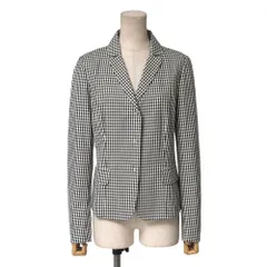 ■美品■S Max Mara エス マックスマーラ テーラードジャケット サイズ38 ギンガムチェック ブレザー シングルジャケット ブランド古着【中古】20260121/RA7264のサムネイル