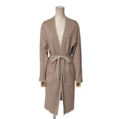 Mackintosh マッキントッシュ カーディガン サイズ38 リバーシブル ロング ニット 千鳥格子 チェック ブランド古着【中古】20260121/RA7266のサムネイル