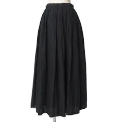 ■美品■ebure エブール ロングスカート サイズ38 リンクルボイル ギャザー スカート ブランド古着【中古】20251210/RA6876