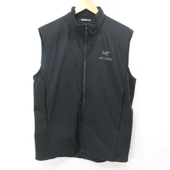 【三重本店】 中古 ARC'TERYX | アークテリクス ATOM VEST M アトムベスト ロゴ刺繍中綿ナイロンベスト X000007475 ブラック サイズ：L 【92】のサムネイル