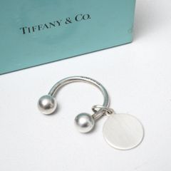 TIFFANY&Co. ローズクォーツ ボールリング 925 水晶 14.5号 - メルカリ