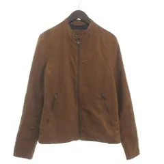 ザラマン ZARA MAN 美品 ブルゾン ジャケット 長袖  無地 茶 ブラウン S