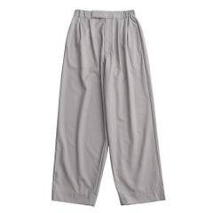 90s PRONTI ワイドバギースラックス ストーングレー レーヨン 古着