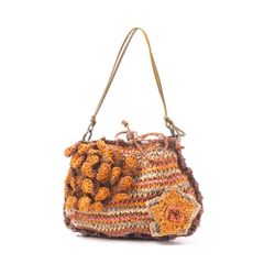 美品 JAMIN PUECH ビーズ装飾 がま口 ハンドバッグ イエロー - メルカリ