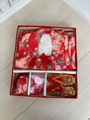 七五三 髪飾り 巾着セット 絞りの着物 - メルカリ