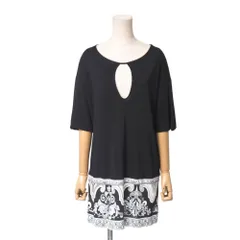■美品■Emilio Pucci エミリオ・プッチ チュニック サイズ40 五分袖 ドロップショルダー プッチ柄 レーヨン ブランド古着【中古】20250821/RA5801のサムネイル