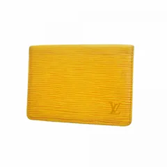 ★SALE【6dd4617】ルイヴィトン カードケース エピ ポルト2カルトヴェルティカル M63209 ジョーヌ【中古】メンズ レディース ユニセックス