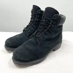 【中古】Timberland WATERPROOF 6インチ ブーツ 27cm A0559 ブラック ティンバーランド[17]