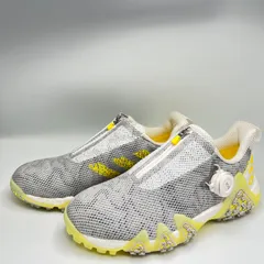 adidas コードカオス22 BOA ゴルフシューズ グレー/イエロー