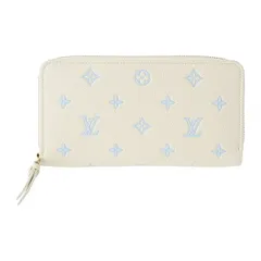 新品 ルイヴィトン Louis Vuitton 長財布 ジッピー・ウォレット ミルキーホワイト/ブルーのサムネイル