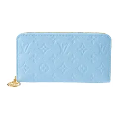 新品 ルイヴィトン Louis Vuitton 長財布 レインボー ジッピー・ウォレット グレープブルーのサムネイル