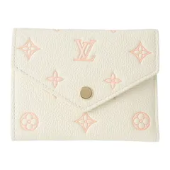 新品 ルイヴィトン Louis Vuitton 3つ折り財布 ポルトフォイユ・ヴィクトリーヌ ミルキーホワイト/ピーチのサムネイル