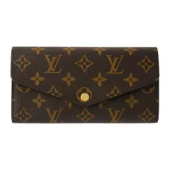 新品 ルイヴィトン Louis Vuitton 長財布 ポルトフォイユ・サラ ブラウン/フューシャのサムネイル