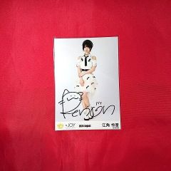 ≒JOY 江角怜音 生写真 直筆 ヒキ 3周年 ホールツアー衣装 ニアジョイ