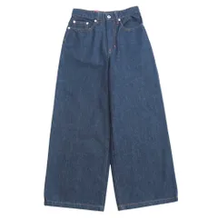 ■未使用品■KENZO ケンゾー RINSE SUMIRE CROPPED FIT デニムパンツ サイズ25 クロップド 七分丈 ワイド インディゴ ジーンズ 20250716/RA5527のサムネイル