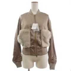 シティショップ CITYSHOP タグ付き ブルゾン 長袖 フェイクファー 17-011-042-1001-3-0 ベージュ 36 ■TCのサムネイル