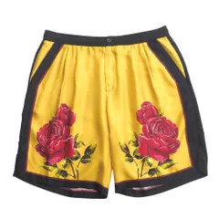 DOLCE&GABBANA ドルチェアンドガッバーナ ショートパンツ サイズ48 シルク ショーツ バミューダ パンツ LOVE IS LOVE DC1984 イタリア製 ブランド古着【中古】20250519/RA4777のサムネイル