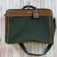 サムソナイト Samsonite バッグ ハンド ビジネス ショルダー 肩がけ 部分レザー 金ロゴプレート  メンズのサムネイル