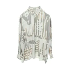 エルメス HERMES Cheval Equinoxe シルク シャツ メンズ Used Aのサムネイル