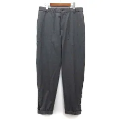 モンクレール MONCLER 2025SS パフォーマンス ウール ジョガーパンツ スラックス PANTALONE SPORTIVO ミディアムグレー 48 K10912A00033のサムネイル