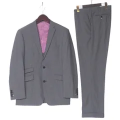 BURBERRY BLACK LABEL バーバリーブラックレーベル セットアップ サイズ42L ストライプ テーラードジャケット スラックス ブランド古着【中古】20250407/RA4146