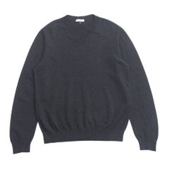 cash & barba モンゴリアンカシミヤ エルボーパッチ クルー - メルカリ
