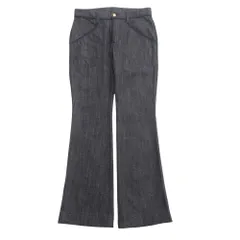 LOUIS VUITTON ルイ・ヴィトン デニムパンツ サイズ36 フレアデニム パンツ パイピング イタリア製 ブランド古着【中古】20250415/RA4292のサムネイル