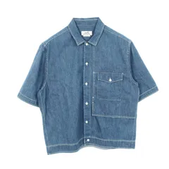 エルメス HERMES 半袖シャンブレーシャツ コットン デニムシャツ メンズ Used Aのサムネイル