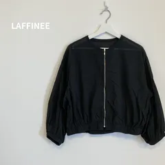 SIMPLICITE シンプリシティエ　シアーブルゾン　BLACK 黒　ノーカラー　長袖　ベイクルーズのサムネイル