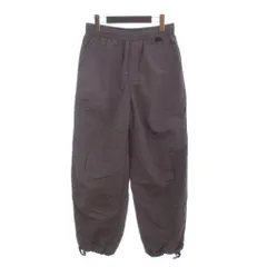 カーハート carhartt 美品 LINWOOD PANT ナイロンパンツ ロング ロゴ ウエストゴム 紫系 XSのサムネイル