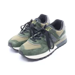 ニューバランス NEW BALANCE スニーカー NEW BALANCE × Stone Island 574 Legacy ダークグリーン スウェード ×Stone Island スニーカー メンズ Used Aのサムネイル