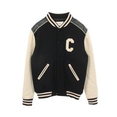 CELINE ラインストーンロゴ刺繍テディブルゾン S - メルカリ