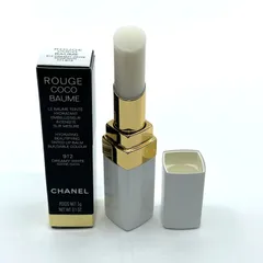 CHANEL シャネル ルージュ ココ ボーム 912 ドリーミーホワイト リップクリーム スティック ココマーク【管理No.K 13063】