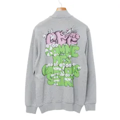 ■美品■COMME des GARCONS SHIRT コムデギャルソンシャツ スウェット サイズL KAWS カウズ バックプリント ジップアップ ブランド古着【中古】20241230/RA2920