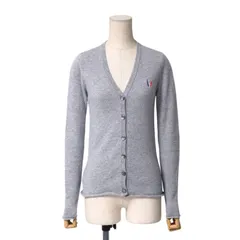 ■美品■Lucien Pellat-Finet ルシアンペラフィネ カーディガン サイズS 総カシミヤ ニット スカル グレー スコットランド製 ブランド古着【中古】20250117/RA2971のサムネイル