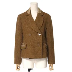 ■美品■Vivienne Westwood ヴィヴィアンウエストウッド ヴィンテージ テーラードジャケット サイズ10 ハリスツイード オーブボタン ウール イングランド製 ブランド古着【中古】20250207/RA3158のサムネイル