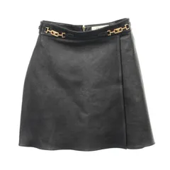 セリーヌ CELINE スカート トリオンフ ラムスキン（羊革） スカート レディース Used Aのサムネイル