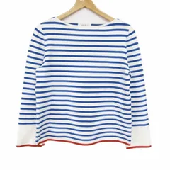 ミラオーウェン Mila Owen バスクシャツ Tシャツ ロンT 長袖 ボーダー トリコロール 白 青 赤 0のサムネイル