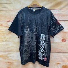 未使用品 サンタクルーズ コーリーオブライエン 総柄Tシャツ 黒L