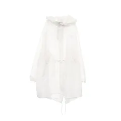 プラダ PRADA フィッシュテール フーデッド ホワイト その他 フィッシュテールコート ホワイト メンズ 未使用のサムネイル