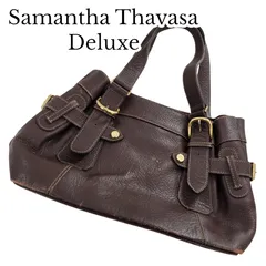 Samantha Thavasa Deluxe サマンサタバサデラックス ハンドバッグ ブラウン 横長 マグネット レディースのサムネイル