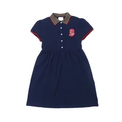 GUCCI キッズ ポロワンピース GG柄 イタリア製36M 3歳 ラメ グッチ(Gucci) キッズコレクション 2026年春夏 | GIGLIO.COM